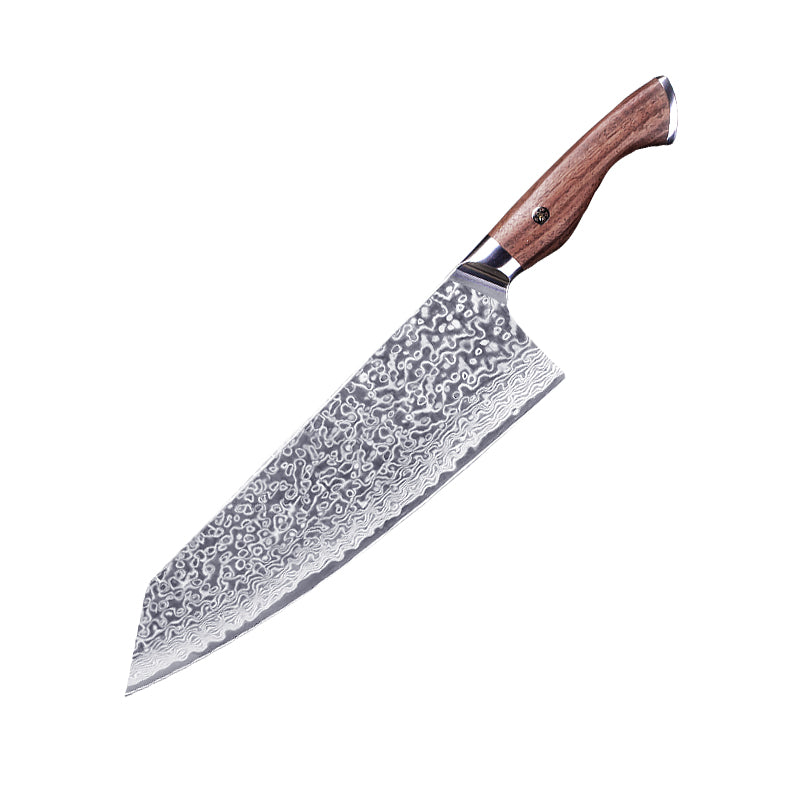8" / 20cm Damascus Steel Bunka Knife - Golden Shield Series