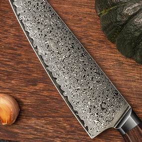 8" / 20cm Blade Damascus Steel Chefs Knife - Modern Series