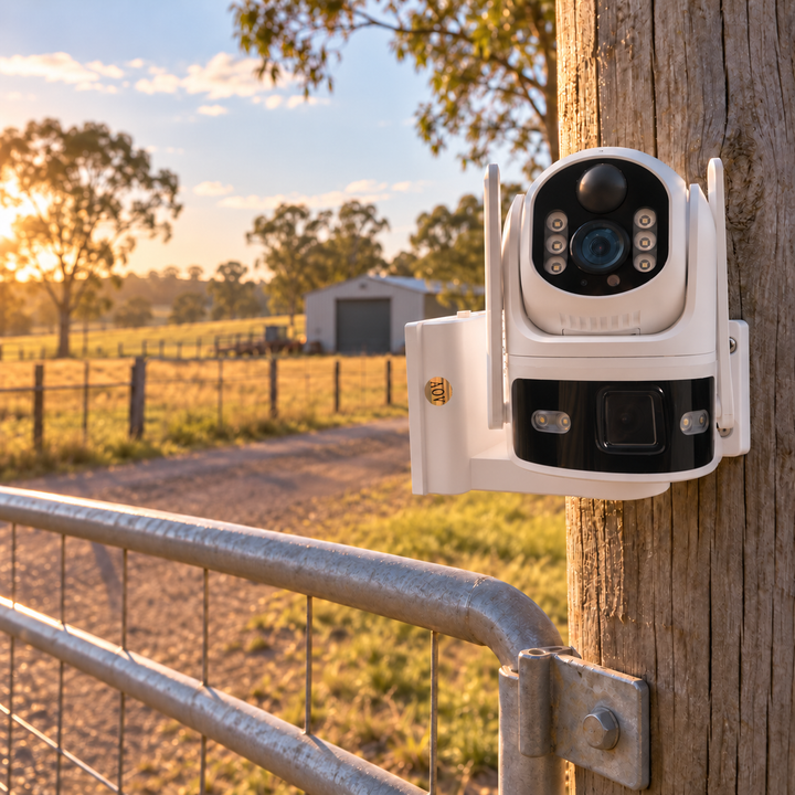 
4G Solar Security Camera — Dual View