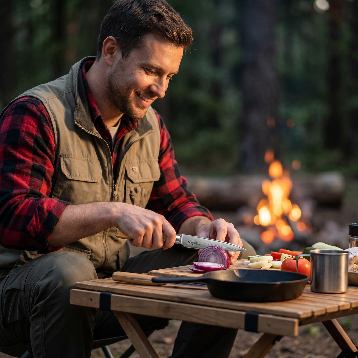Fengqing utility knife outdoor food preparation