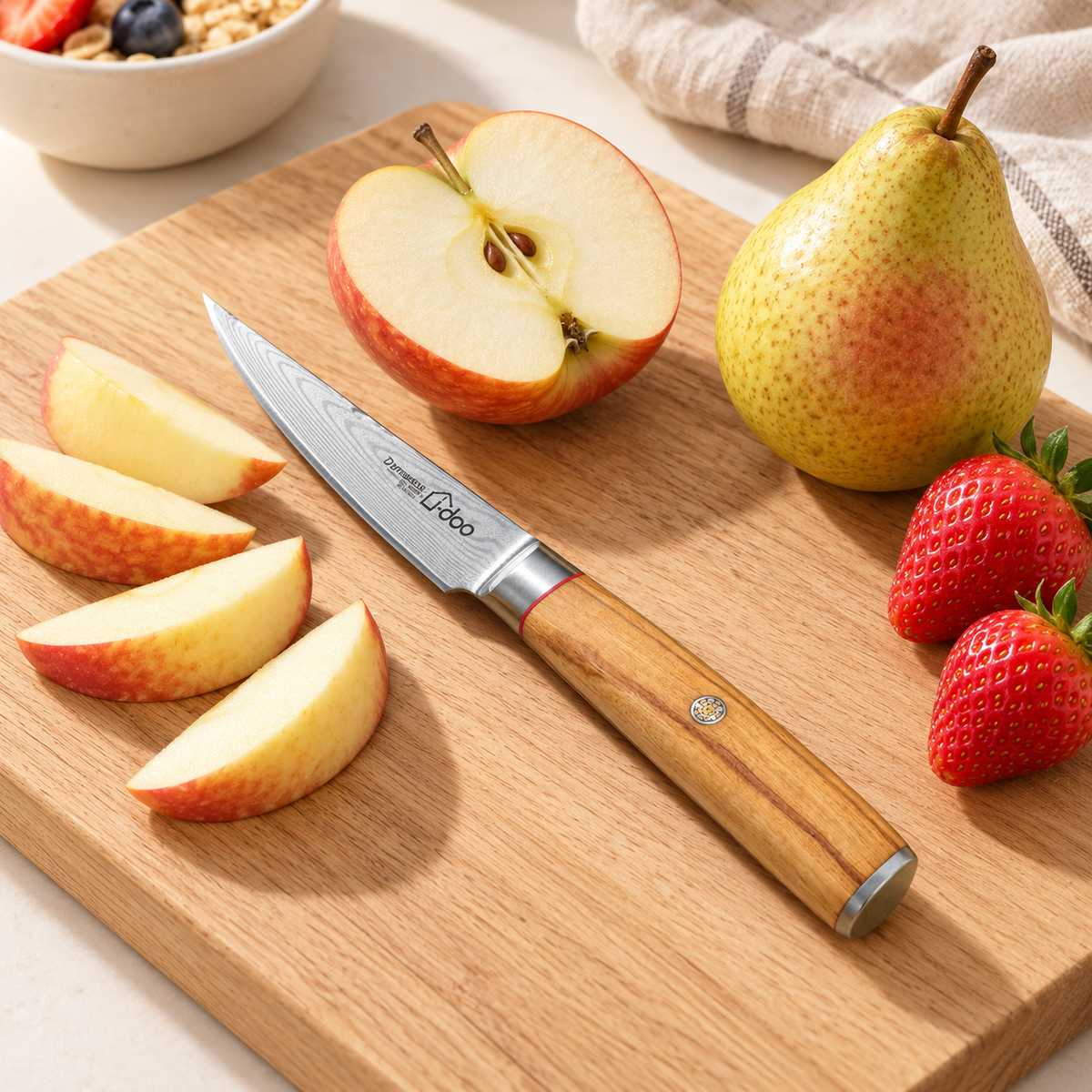 3.5-Inch Damascus Paring Knife with Gift Box — Cooking Gift for Mum | Bondi