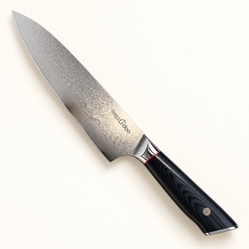 8-Inch AUS-10 Damascus Chef Knife, G10 — Optional Engraving | Birthday Gift | Summit