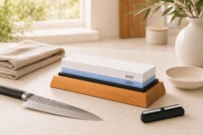 2000/5000 Grit Whetstone Set with Bamboo Base